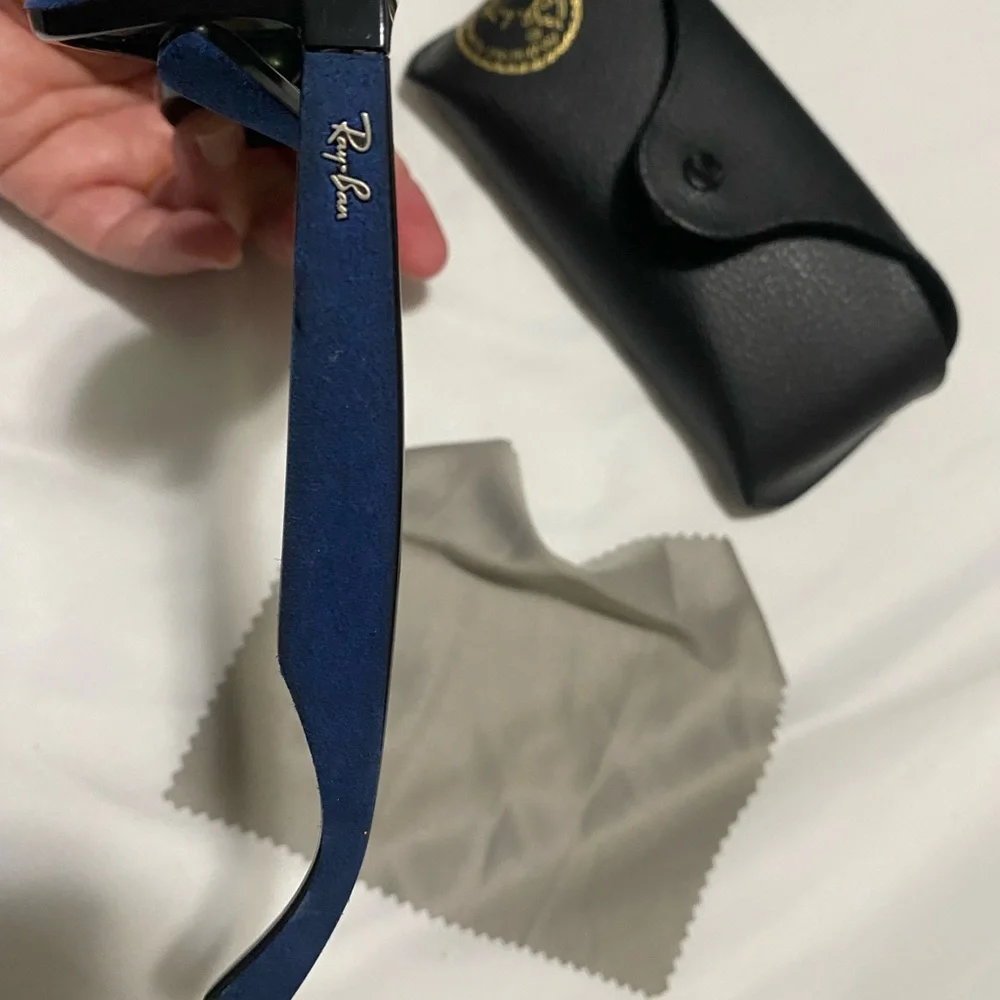 Ray-Ban Blue and Black Sunglasses - Picture 5 of 14